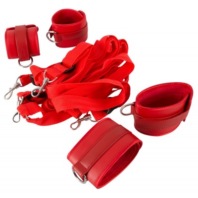 Komplet za privezovanje na posteljo Bad Kitty