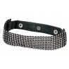Choker ovratnica s kristalčki Bad Kitty
