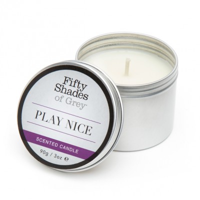 Sveča z vonjem vanilije Play Nice Fifty Shades