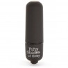 Vibracijski bullet vibrator Fifty Shades - črn