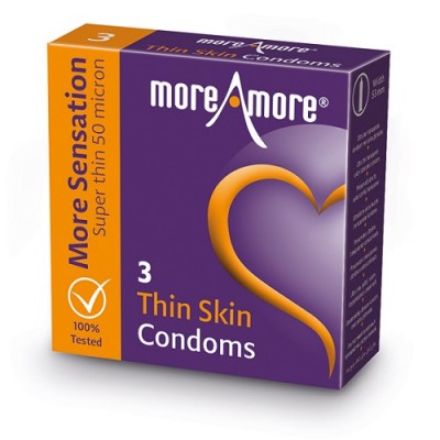 Kondomi MoreAmore Tasty Skin 3